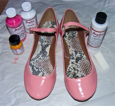 spray painting fake leather shoes|painting patent leather shoes.